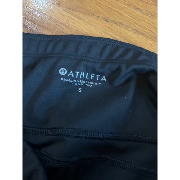 Athleta Mesh Contender Capri Tights Powerlift, Black Size S Women - Picture 3 of 5